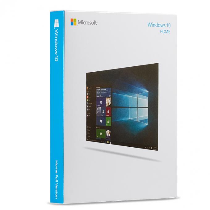 Microsoft Windows 10 Home Retail กล่องคุณภาพสูงพร้อม USB รหัสคีย์ใบอนุญาต FPP ชนะ 10 ระบบปฏิบัติการซอฟต์แวร์คอมพิวเตอร์